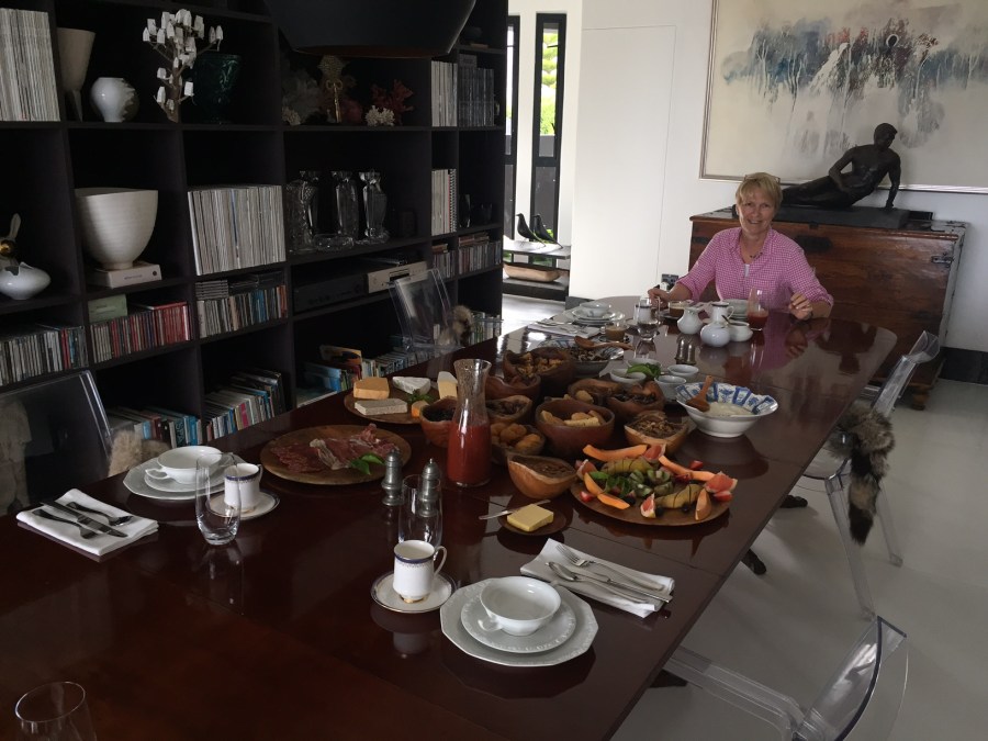 Die Queen beim Frühstück